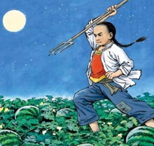 闰土叉猹吃瓜,一场别开生面的吃瓜盛宴